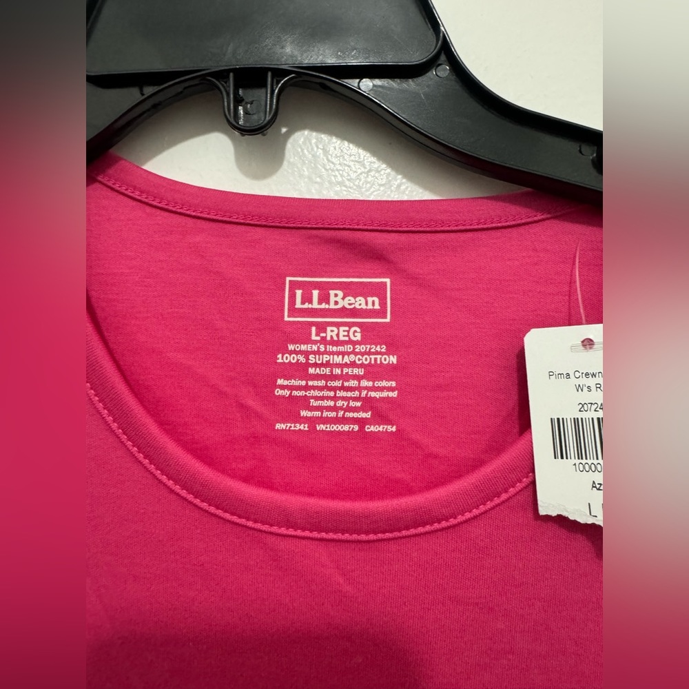 L.L. Bean  Women's T Shirt Short Sleeve size L - Picture 3 of 4